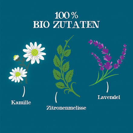 Kräutertee "Little Dreamer" mit Kamille, Zitronenmelisse & Lavendel (20 Beutel), 30 g