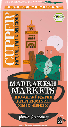 Kruidenthee "Marrakesh Markets" met pepermunt, kaneel en zoethout (20 theezakjes), 35 g