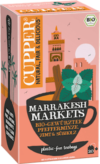 Kruidenthee "Marrakesh Markets" met pepermunt, kaneel en zoethout (20 theezakjes), 35 g