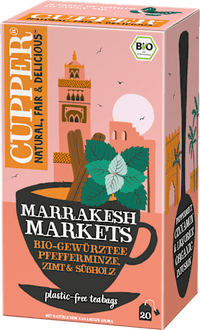 Kruidenthee "Marrakesh Markets" met pepermunt, kaneel en zoethout (20 theezakjes), 35 g