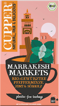 Kruidenthee "Marrakesh Markets" met pepermunt, kaneel en zoethout (20 theezakjes), 35 g
