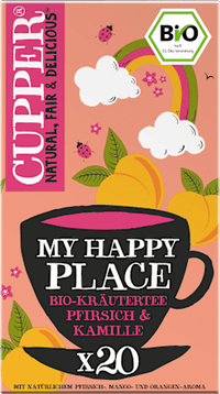 Kräutertee "My Happy Place" mit Pfirsich & Kamille (20 Beutel), 30 g