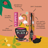 Kruidenthee "My Happy Place" met perzik &amp; kamille (20 theezakjes), 30 g