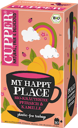 Kräutertee "My Happy Place" mit Pfirsich & Kamille (20 Beutel), 30 g