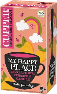 Kräutertee "My Happy Place" mit Pfirsich & Kamille (20 Beutel), 30 g