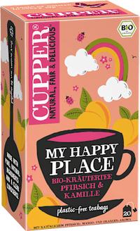 Kräutertee "My Happy Place" mit Pfirsich & Kamille (20 Beutel), 30 g
