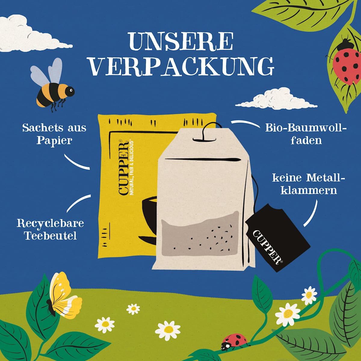 Kräutertee, Simply Relax mit Kamille, Zitrone & Honig (20 Beutel), 40 g