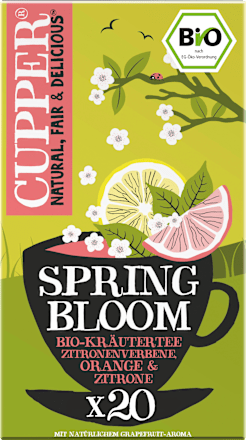 Kräutertee Spring Bloom mit Zitronenverbene, Orange & Zitrone (20 Beutel), 30 g