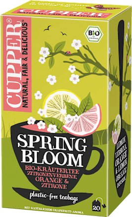 Kräutertee Spring Bloom mit Zitronenverbene, Orange & Zitrone (20 Beutel), 30 g