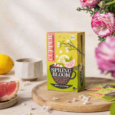 Kräutertee Spring Bloom mit Zitronenverbene, Orange & Zitrone (20 Beutel), 30 g