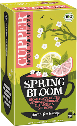 Kräutertee Spring Bloom mit Zitronenverbene, Orange & Zitrone (20 Beutel), 30 g