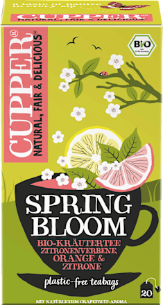 Kräutertee Spring Bloom mit Zitronenverbene, Orange & Zitrone (20 Beutel), 30 g