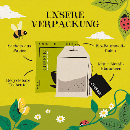 Kräutertee "Superstar" mit Zitrone & Ingwer (20 Beutel), 50 g