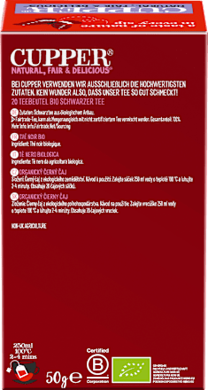 Schwarzer Tee "English Breakfast" (20 Beutel), 50 g