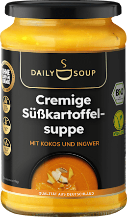 Suppe, Süßkartoffel mit Kokos & Ingwer, cremig, 380 g