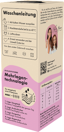 Menstruatieondergoed hipster zwart maat M, 1 stuk