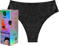 Periodenunterwäsche Slip Cheeky Glitzer Gr. M, 1 St dais