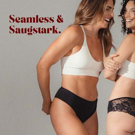 Periodenunterwäsche Slip Cheeky Schwarz Gr. M, 1 St
