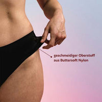 Periodenunterwäsche Slip Cheeky Schwarz Gr. S, 1 St