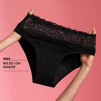 Periodenunterwäsche Slip Spitze schwarz Gr. M, 1 St