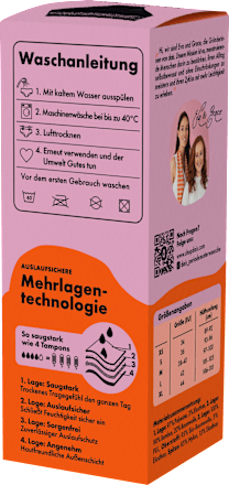 Menstruatieonderbroek kant zwart maat M, 1 stuk