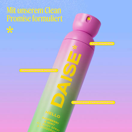 Deospray Hello Himbeere & Minze, 120 ml