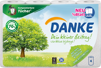Küchenrolle Halbblatt 3-lagig (4x100 Blatt), 4 St