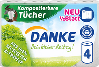 Küchenrolle Halbblatt 3-lagig (4x100 Blatt), 4 St