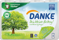 Keukenrol recycling 3-laags (4x45 vellen), 4 stuks