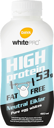 whitePRO High Protein Neutral Eiklar (ca. 17 Eiklar), 438 ml