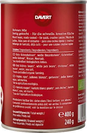 Bohnen Mix, 240 g