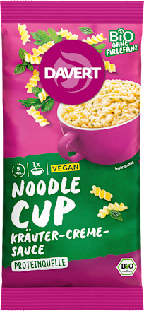 Fertiggericht, Noodle Cup Kräuter-Creme-Sauce, 61 g