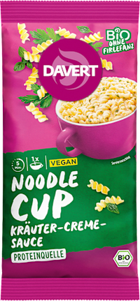 Fertiggericht, Noodle Cup Kräuter-Creme-Sauce, 61 g