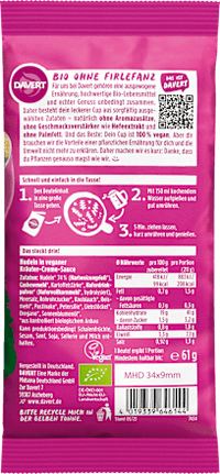 Fertiggericht, Noodle Cup Kräuter-Creme-Sauce, 61 g