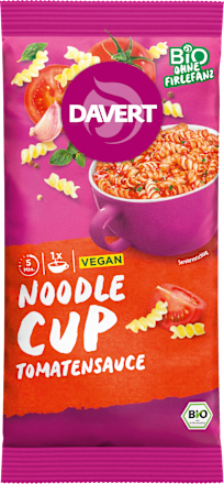 Fertiggericht, Noodle Cup mit Tomatensauce, No.7, 67 g