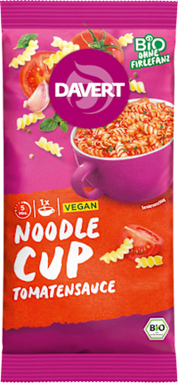 Fertiggericht, Noodle Cup mit Tomatensauce, No.7, 67 g