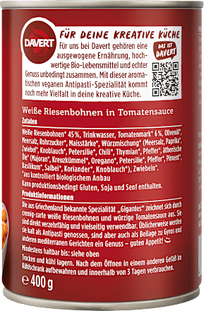 Gigantes Bohnen in Tomatensoße, 400 g