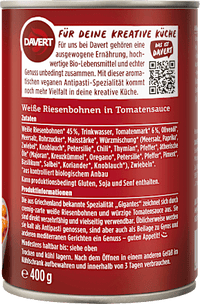 Gigantes Bohnen in Tomatensoße, 400 g