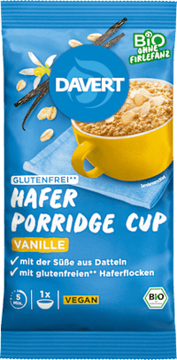 Porridge Cup, Vanille, glutenfrei, 65 g