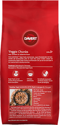 Veggie Chunks, Erbsen & Ackerbohnen, 100 g