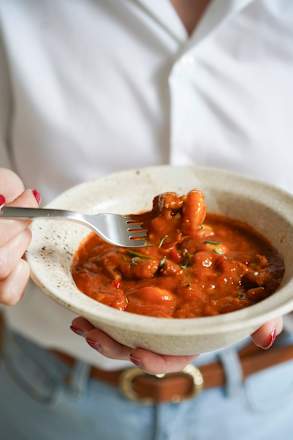 Vegetarische goulash met gnocchi pasta, veganistisch, 330 g