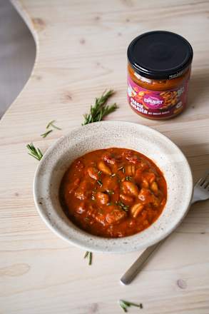 Vegetarische goulash met gnocchi pasta, veganistisch, 330 g
