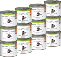 Nat kattenvoer met biologische kip, multipack (12 x 200 g), 2,4 kg