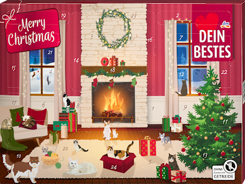 Adventskalender 2025 - Prettige Kerstdagen voor Katten, 1 st.