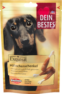 Hondensnacks Kippenpoten, Exquisit, 80 g