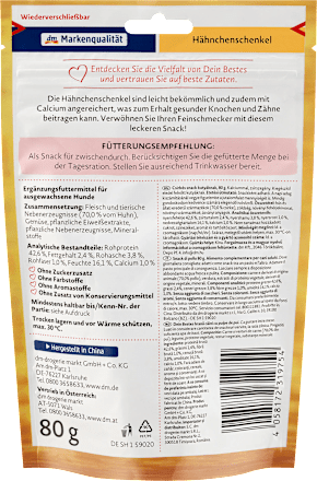 Hondensnacks Kippenpoten, Exquisit, 80 g