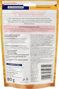 Hondensnacks Kippenpoten, Exquisit, 80 g