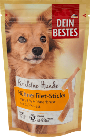 Hundeleckerli Hühnerfilet Sticks, 80 g