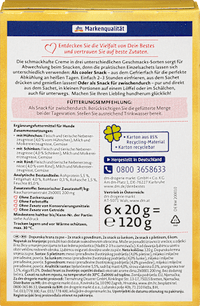 Hondensnoepjes, hondenijs, hondvriendelijk (6x20 g), 120 g