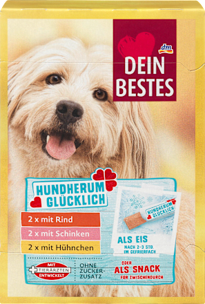 Hundeleckerli, Hundherum Glücklich, Multipack (6x20g), 120 g